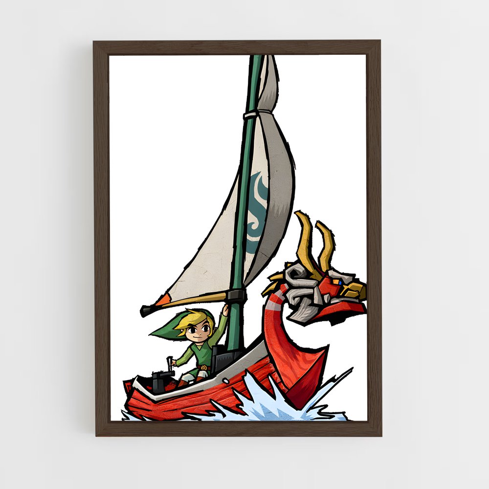 Poster Le Roi des Lions Rouges – affiche Zelda (vue 5)